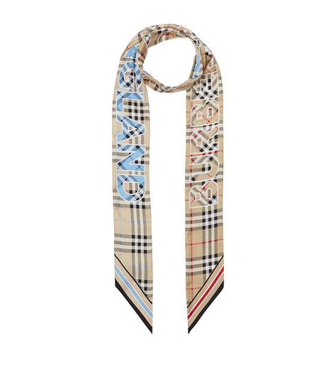 burberry square classic check scarf silk|classic check Burberry scarf.